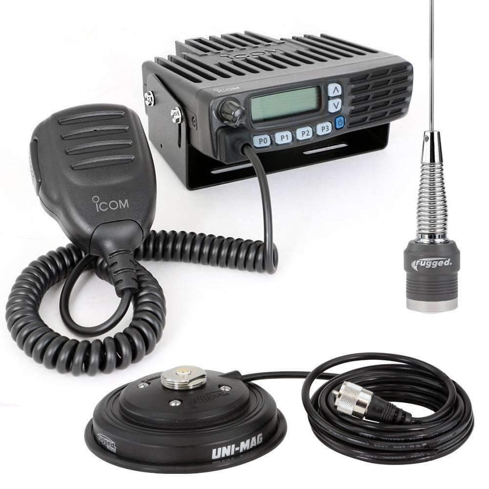 Photo of Radio Kit - Icom F5021 Business Band Mobile Radio with Antenna (Analog Only) by Rugged Radios - Premium Communication for UTVs / Side by Sides