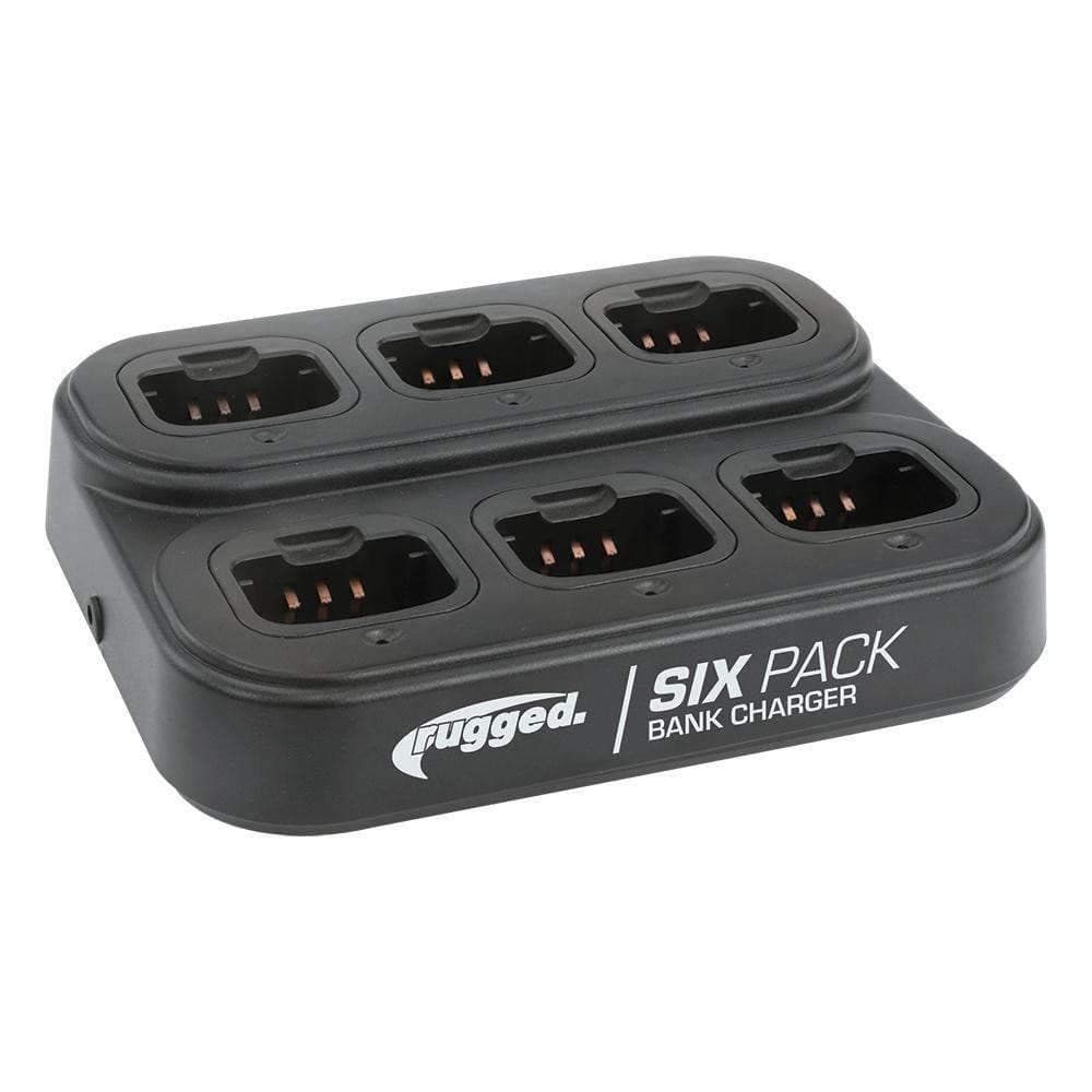 Photo of V3 / RH5R Handheld Radio Bank Charger (6 Pack) by Rugged Radios - Premium Communication for UTVs / Side by Sides