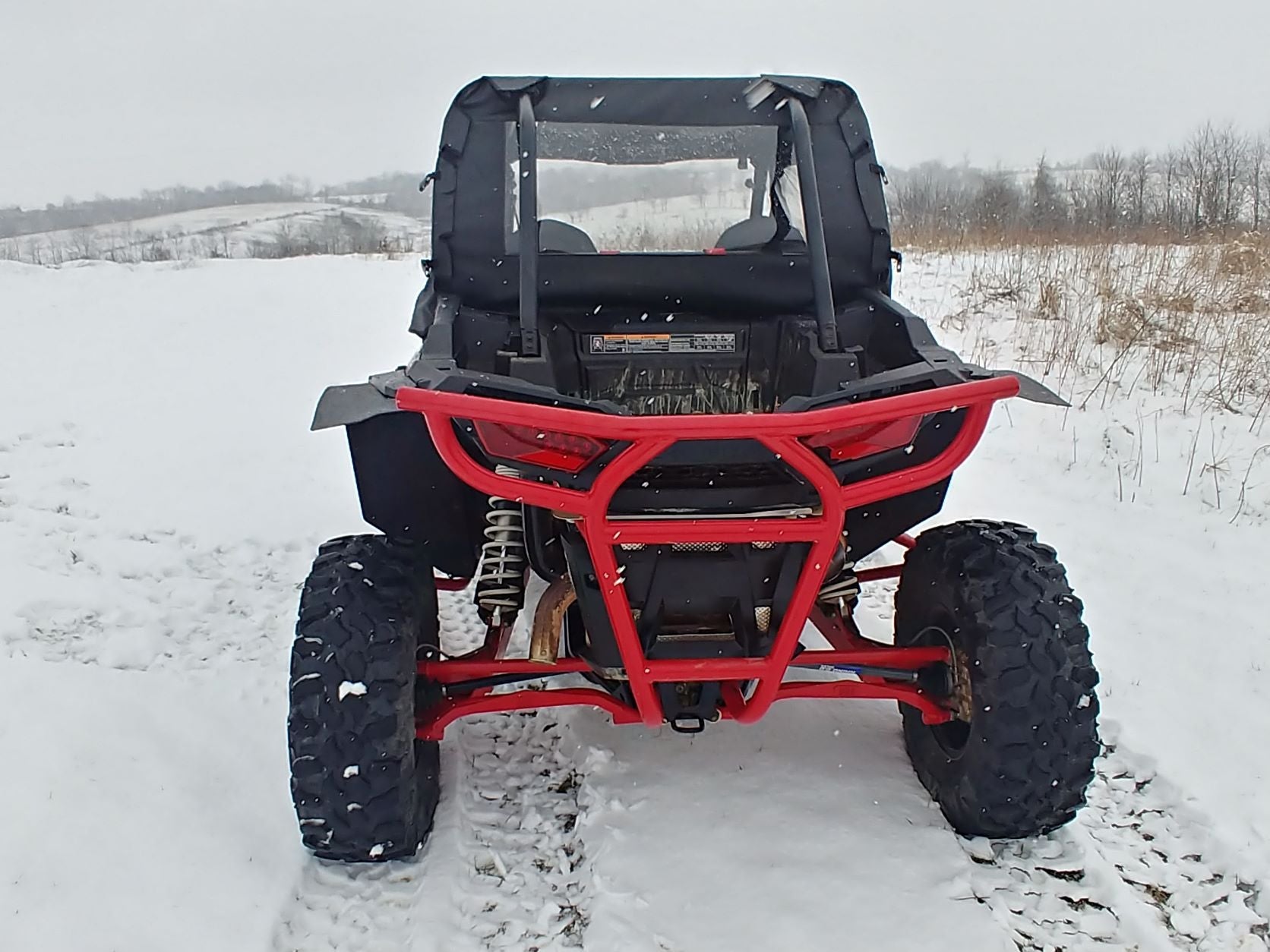 Photo of Polaris RZR 1000 - Soft Back Panel by 3 Star UTV - Premium Windshields for UTVs / Side by Sides