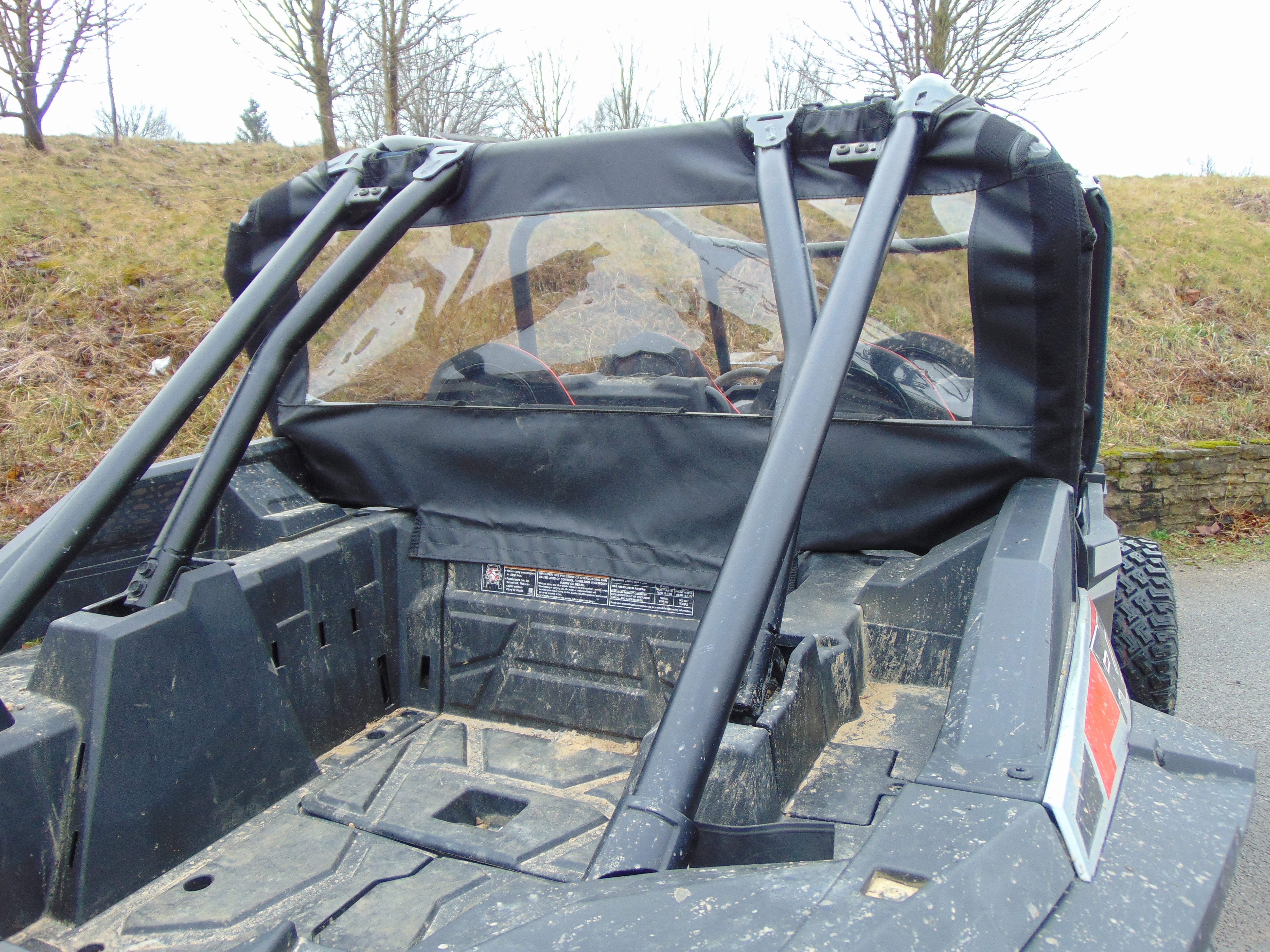 Photo of Polaris RZR XP 4 Turbo S - Soft Back Panel by 3 Star UTV - Premium Windshields for UTVs / Side by Sides