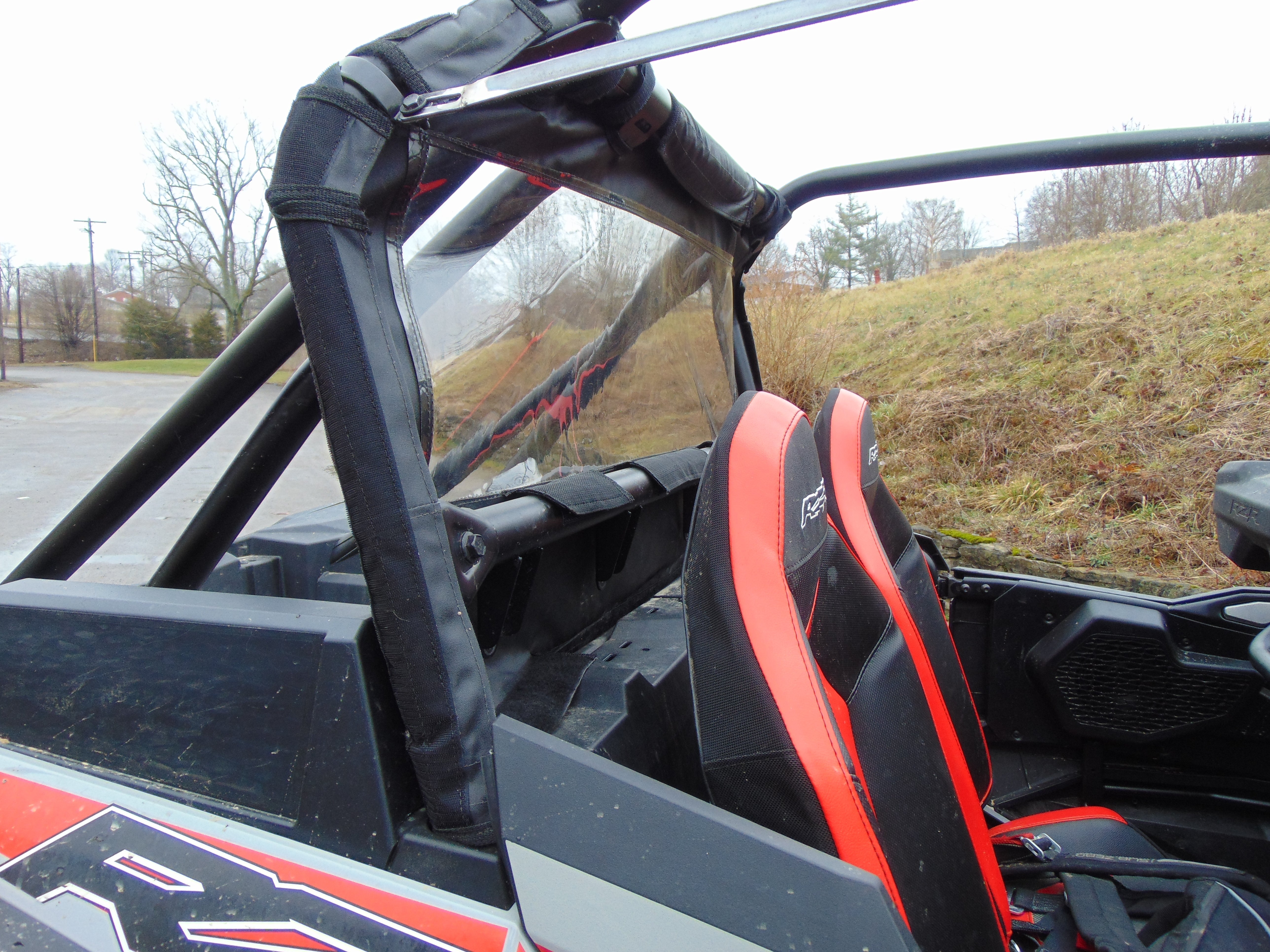 Photo of Polaris RZR XP 4 Turbo S - Soft Back Panel by 3 Star UTV - Premium Windshields for UTVs / Side by Sides