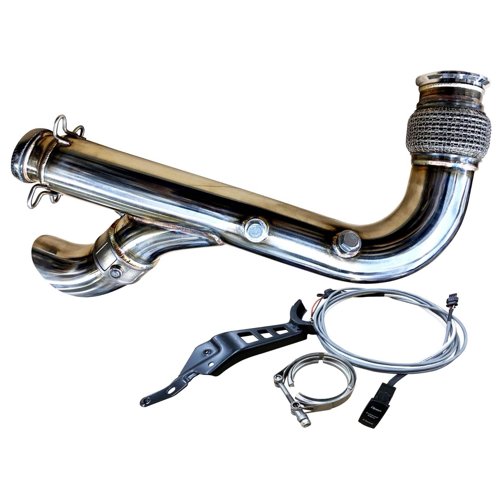 Photo of Can-Am Maverick X3 RPM SxS E-Valve 3" Electronic Dump Valve Exhaust / Mid Pipe by RPM SXS - Premium Exhaust Systems & Components for UTVs / Side by Sides