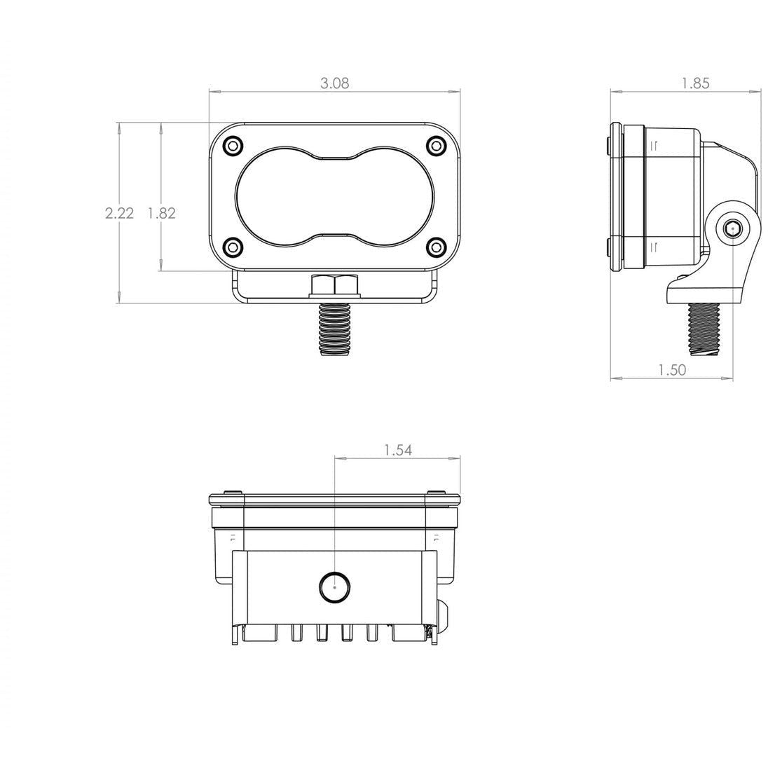 S2 Pro Flush Mount LED Light Pod