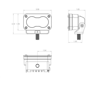 S2 Pro Flush Mount LED Light Pod