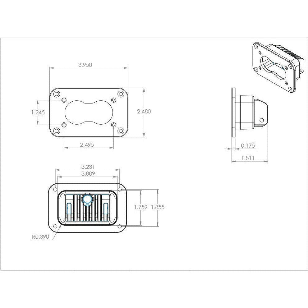 S2 Pro Flush Mount LED Light Pod