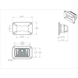 S2 Pro Flush Mount LED Light Pod