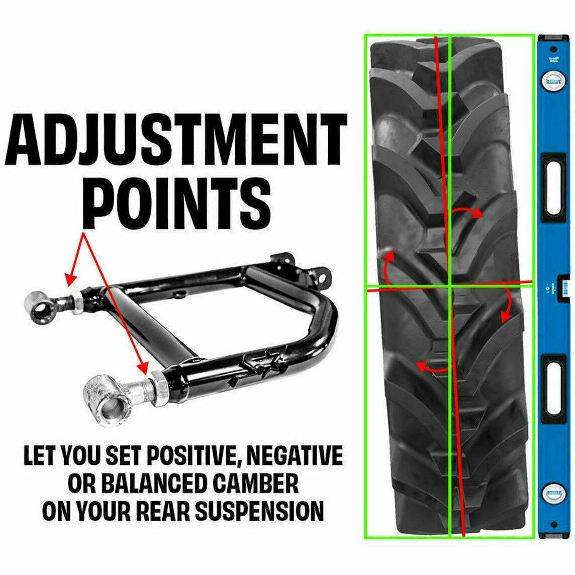 Can Am Defender Rear Upper Adjustable A-Arms