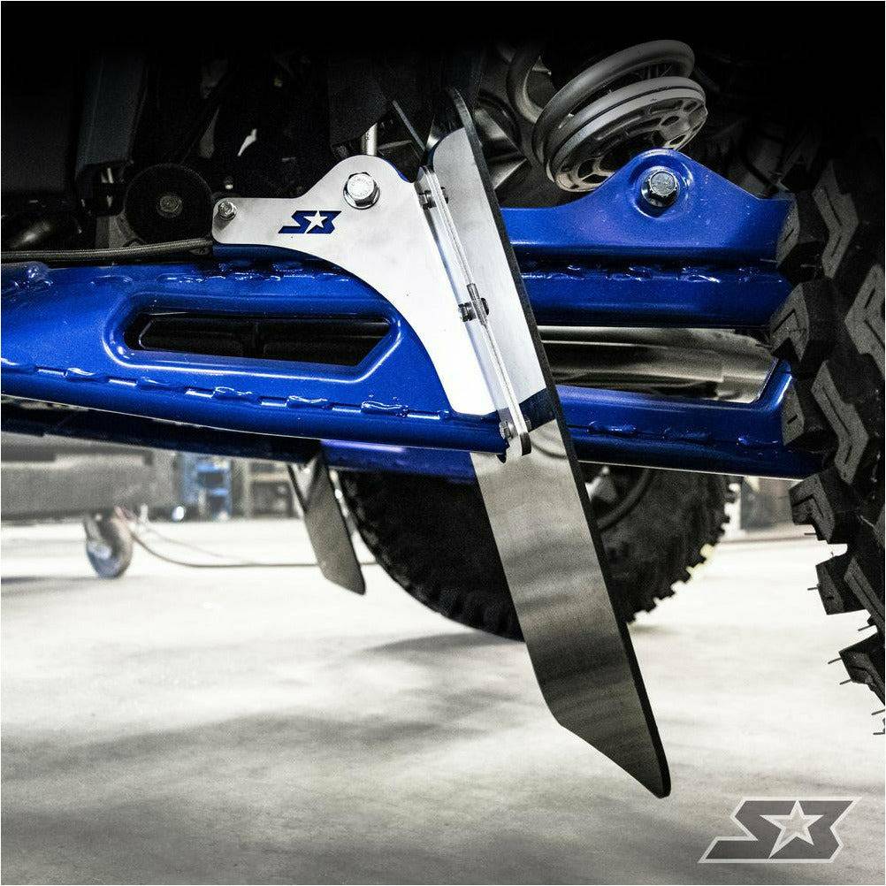 Photo of Polaris RZR Turbo S Trailing Arm Mud Guards by S3 Powersports - Premium Body for UTVs / Side by Sides