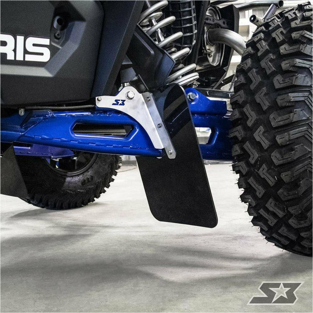 Photo of Polaris RZR Turbo S Trailing Arm Mud Guards by S3 Powersports - Premium Body for UTVs / Side by Sides