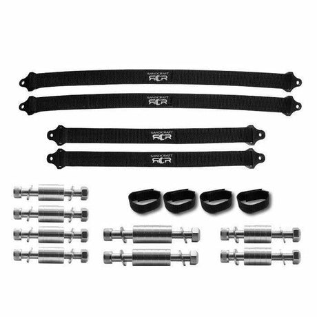 Photo of Polaris RZR Turbo S Limit Strap Kit by Sandcraft - Premium Limit Straps for UTVs / Side by Sides