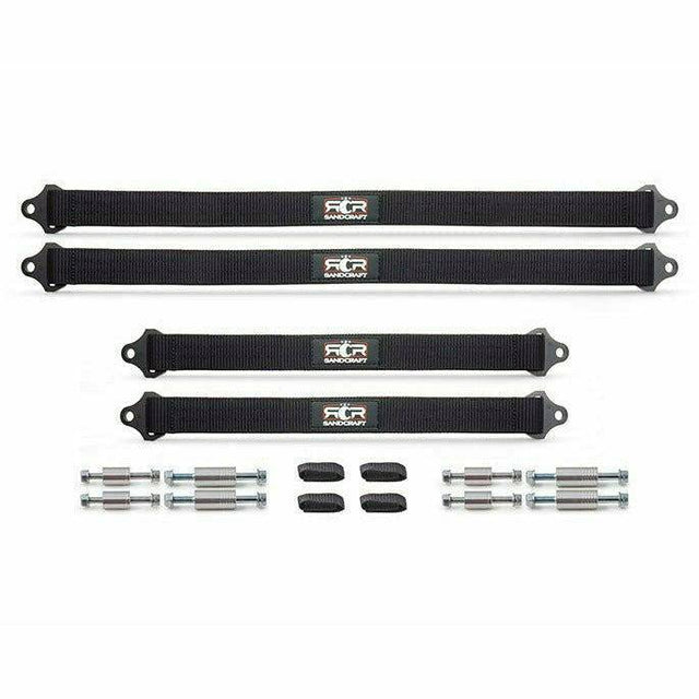Photo of Polaris RZR Pro XP Limit Strap Kit by Sandcraft - Premium Limit Straps for UTVs / Side by Sides