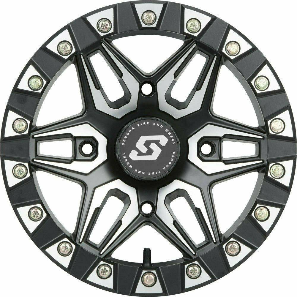 Split 6 Beadlock Wheel (Black Machined)