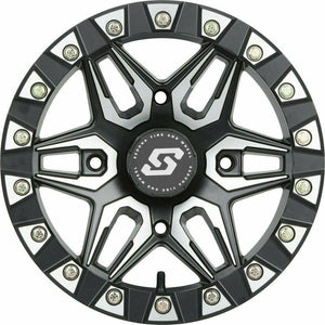 Split 6 Beadlock Wheel (Black Machined)