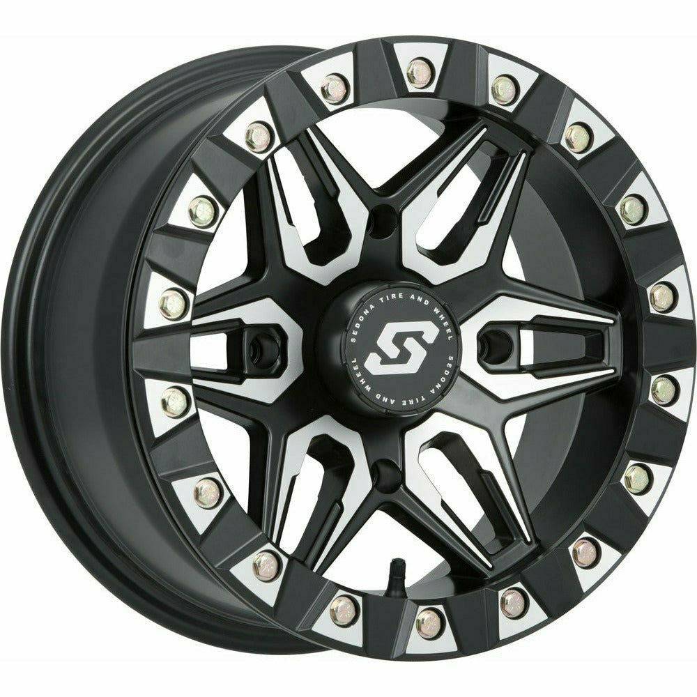 Split 6 Beadlock Wheel (Black Machined)