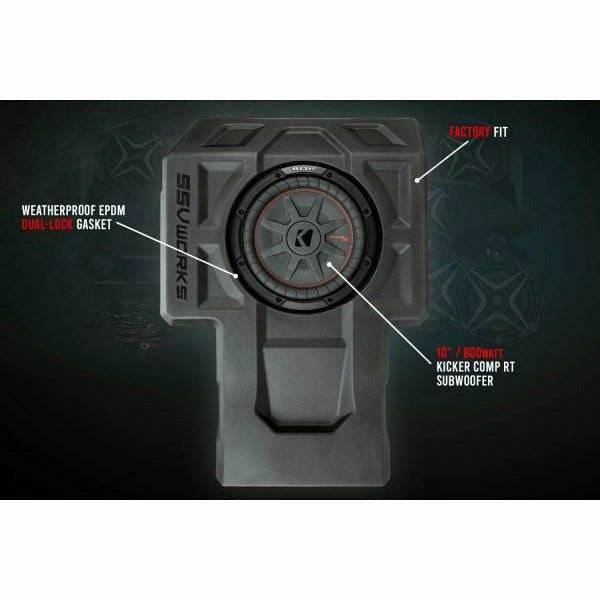 Photo of Kawasaki KRX Subwoofer Enclosure by SSV Works - Premium Audio for UTVs / Side by Sides