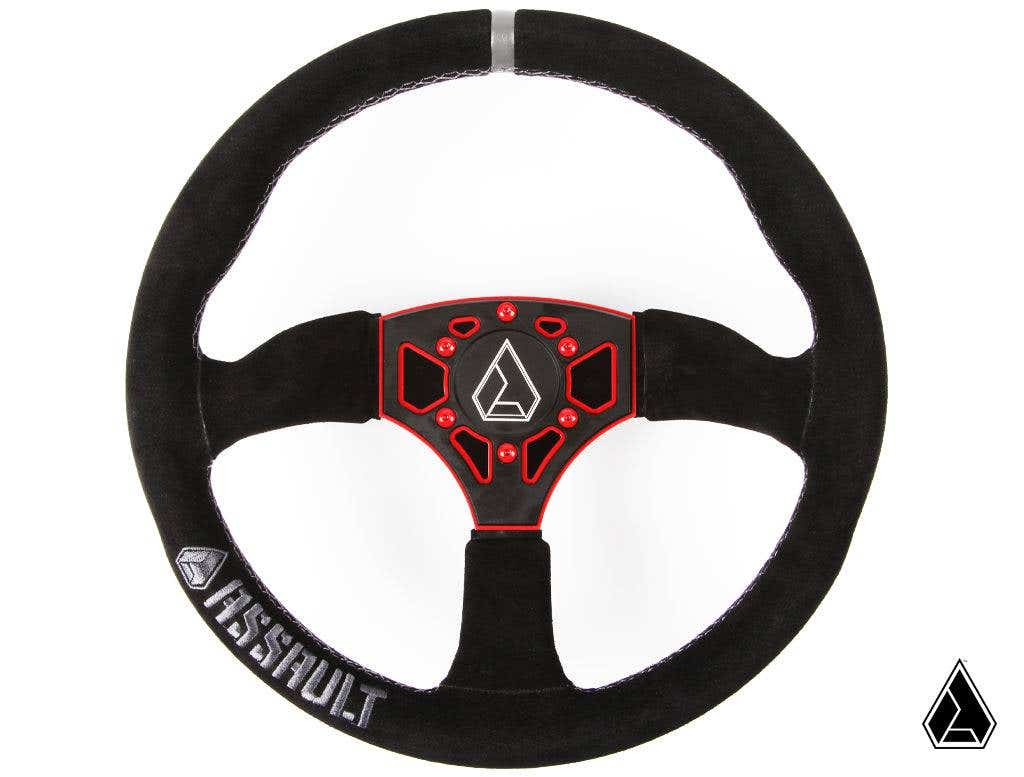 Photo of Assault Industries 350R Suede UTV Steering Wheel by Assault Industries - Premium Steering Wheels for UTVs / Side by Sides
