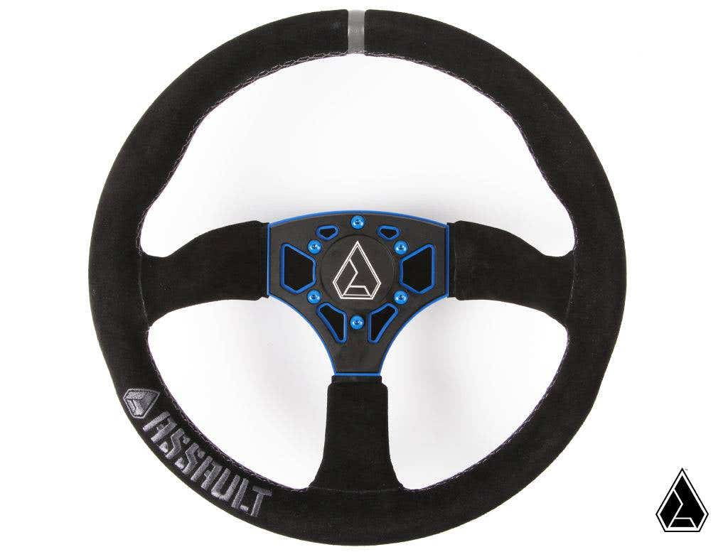 Photo of Assault Industries 350R Suede UTV Steering Wheel by Assault Industries - Premium Steering Wheels for UTVs / Side by Sides