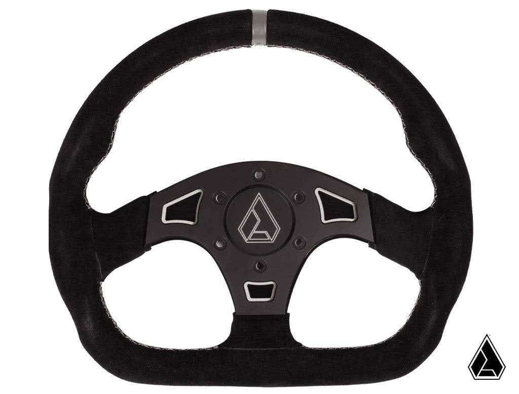 Suede Ballistic "D" UTV Steering Wheel