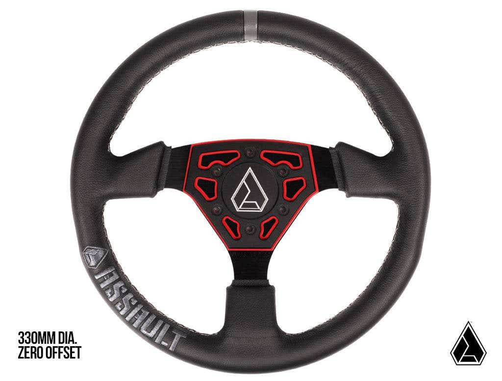 Photo of Assault Industries Universal Navigator Leather UTV Steering Wheel by Assault Industries - Premium Steering Wheels for UTVs / Side by Sides
