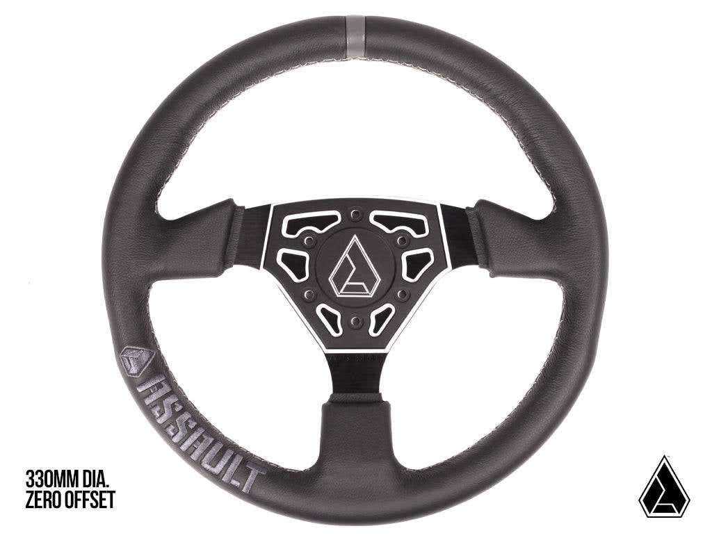 Photo of Assault Industries Universal Navigator Leather UTV Steering Wheel by Assault Industries - Premium Steering Wheels for UTVs / Side by Sides