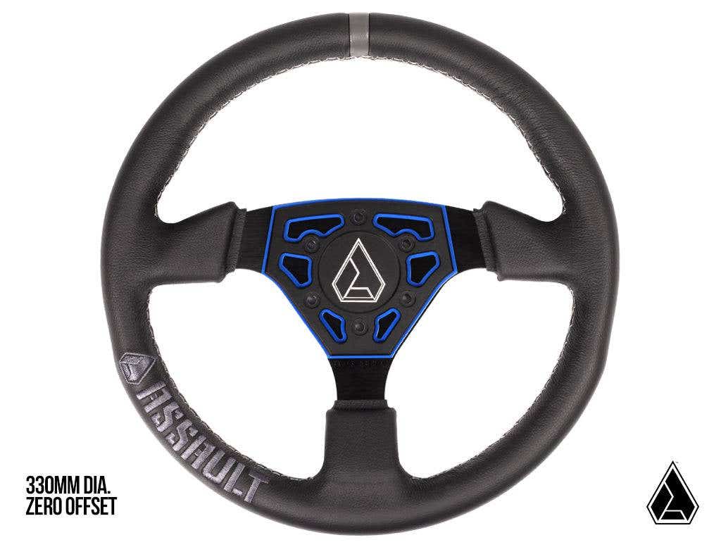 Photo of Assault Industries Universal Navigator Leather UTV Steering Wheel by Assault Industries - Premium Steering Wheels for UTVs / Side by Sides