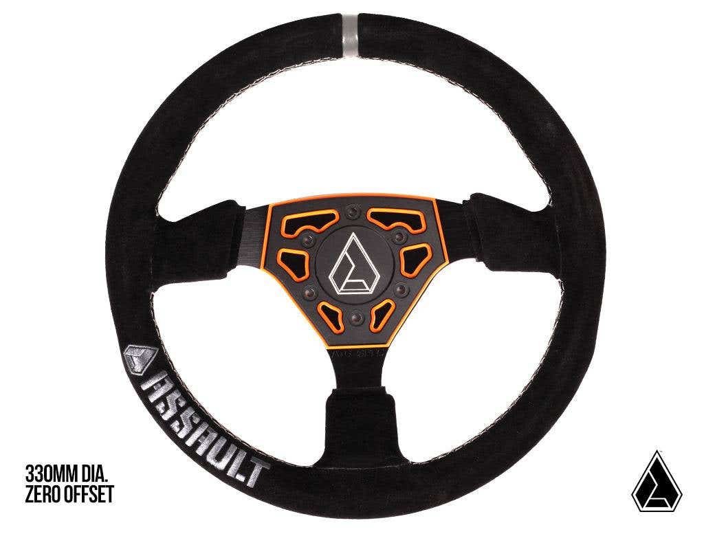 Photo of Assault Industries Universal Navigator Suede UTV Steering Wheel by Assault Industries - Premium Steering Wheels for UTVs / Side by Sides