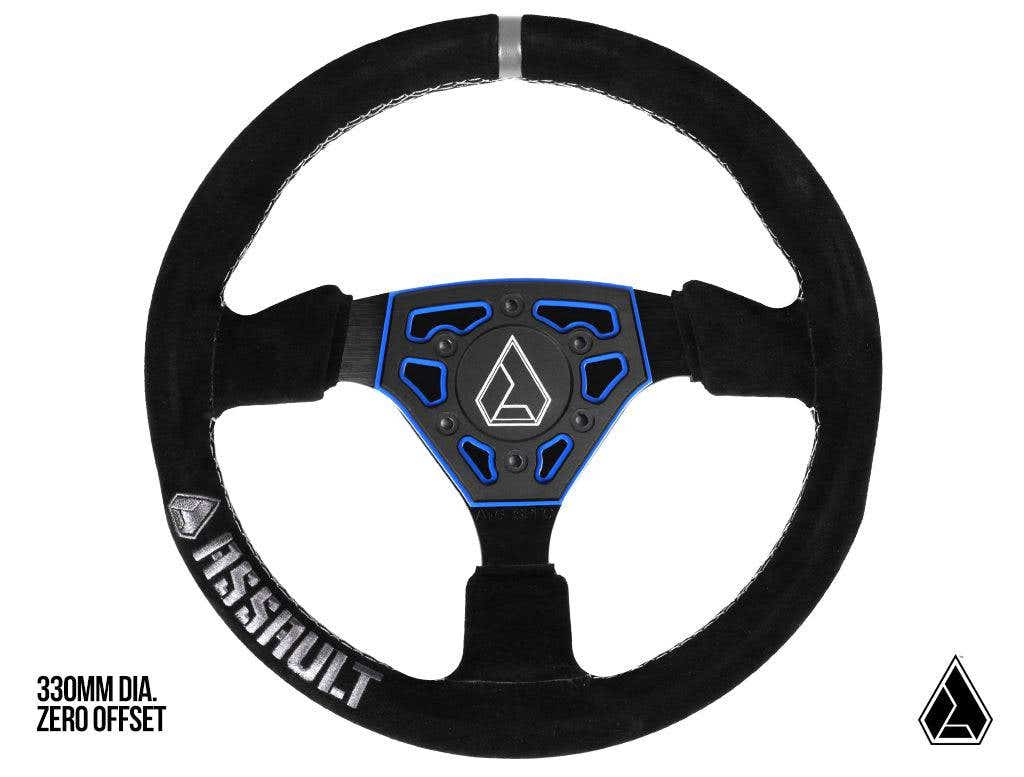 Photo of Assault Industries Universal Navigator Suede UTV Steering Wheel by Assault Industries - Premium Steering Wheels for UTVs / Side by Sides