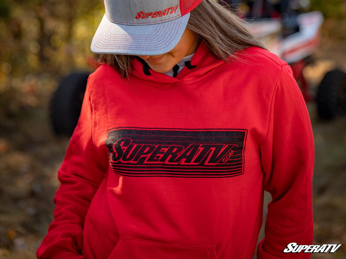 SuperATV Red Banded Logo Hoodie