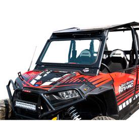 Photo of Polaris RZR UTV Folding Glass Windshield with Windshield Wiper (2014+) by Tusk - Premium Windshields for UTVs / Side by Sides