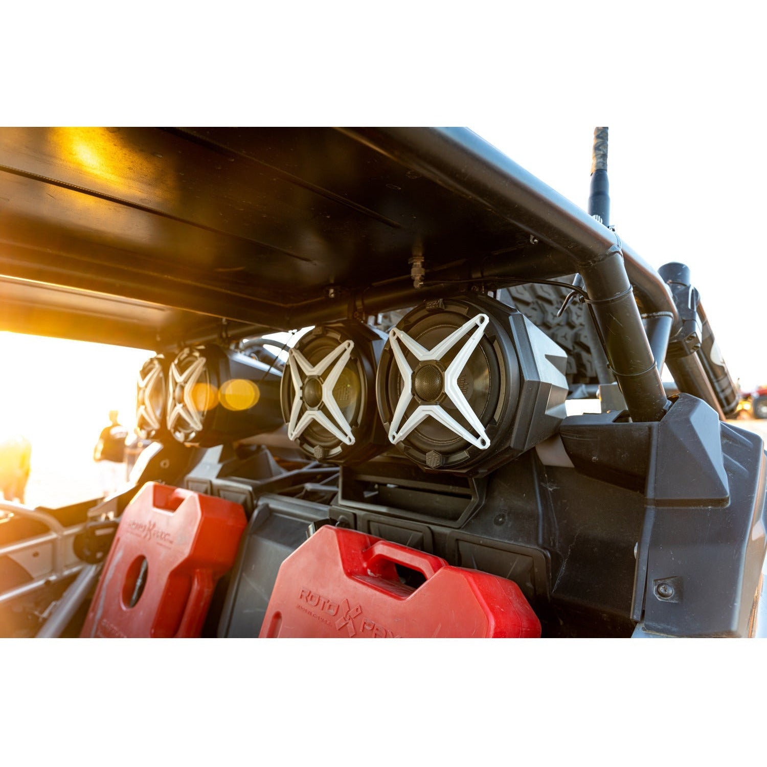 Photo of Universal 8" Cage Mounted Speaker Pods by SSV Works - Premium Audio for UTVs / Side by Sides