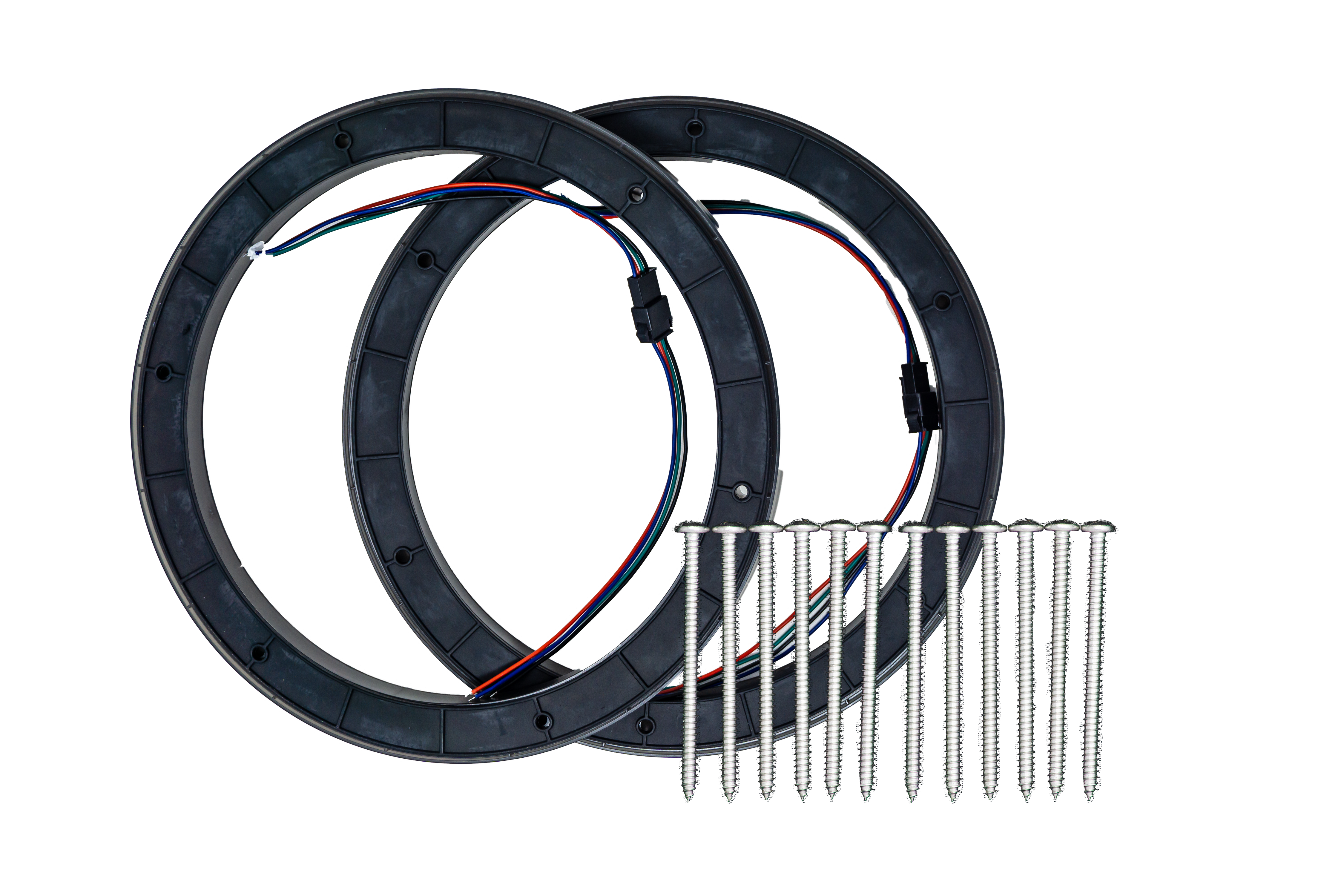 Photo of 8" RGB LED Speaker Rings (Pair) by UTV Stereo - Premium Audio for UTVs / Side by Sides