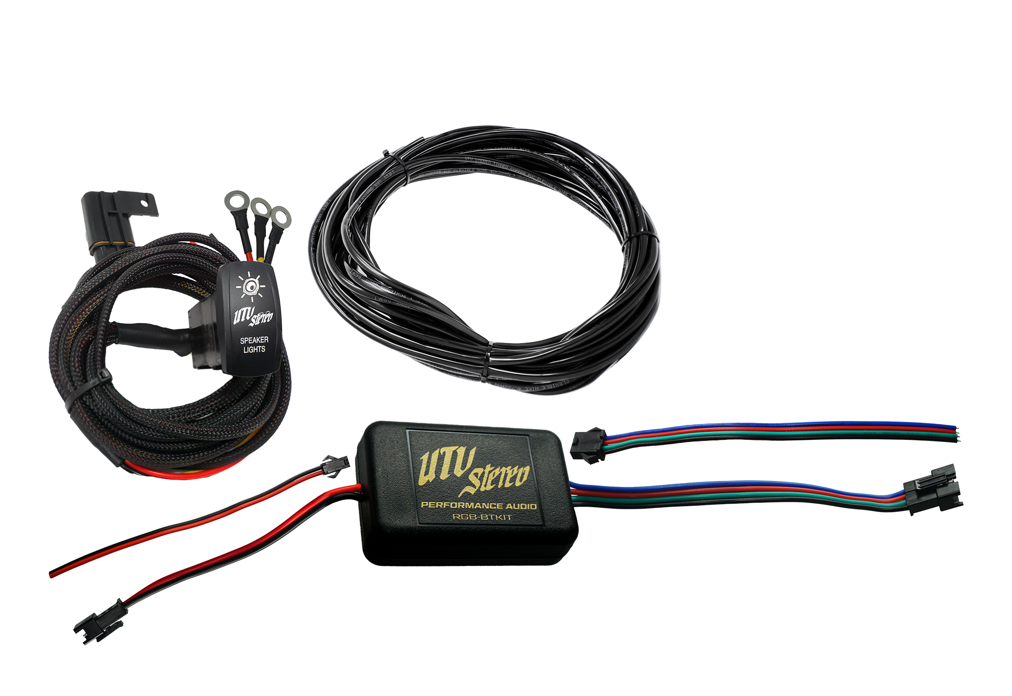 Photo of 8" RGB LED Speaker Rings (Pair) by UTV Stereo - Premium Audio for UTVs / Side by Sides