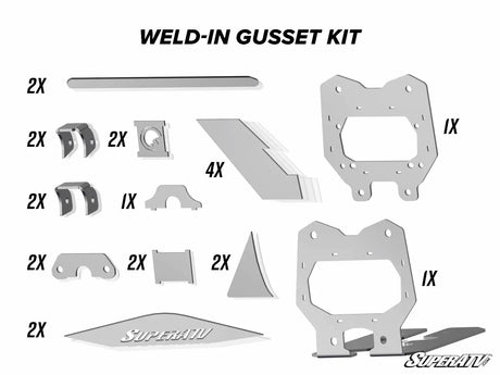 Can-Am Maverick X3 Weld-In Gusset Kit -UTV Parts