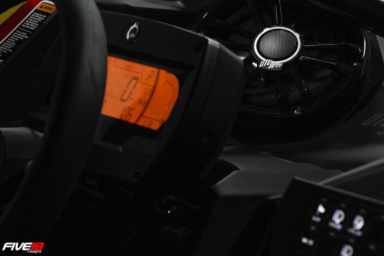 Photo of Can-Am X3 Signature Series 6.5" Dash Panel Speaker Enclosures by UTV Stereo - Premium Audio for UTVs / Side by Sides