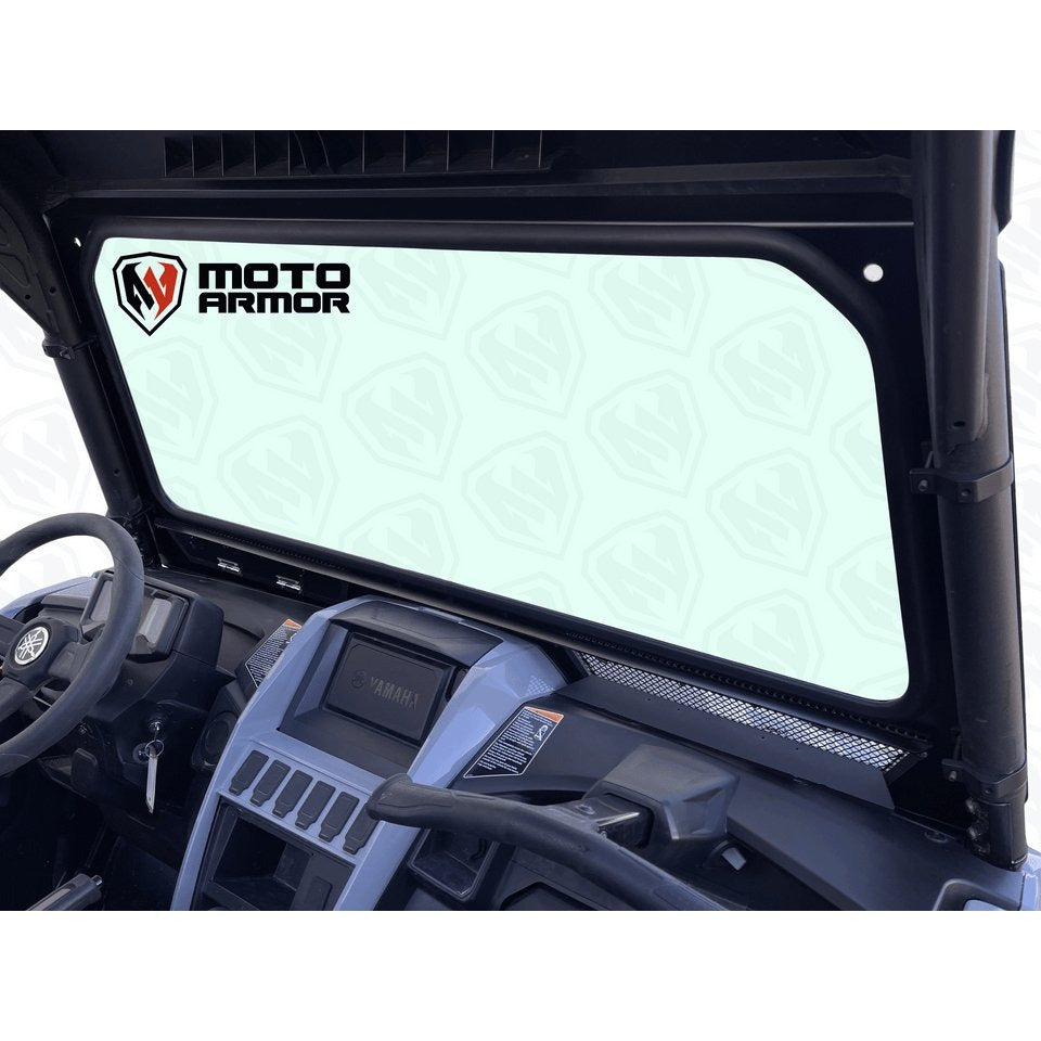 Photo of Yamaha Wolverine RMAX Front Glass Windshield by Moto Armor - Premium Windshields for UTVs / Side by Sides