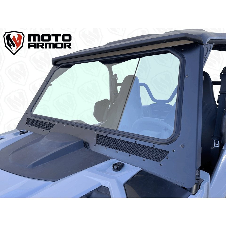 Photo of Yamaha Wolverine RMAX Front Glass Windshield by Moto Armor - Premium Windshields for UTVs / Side by Sides