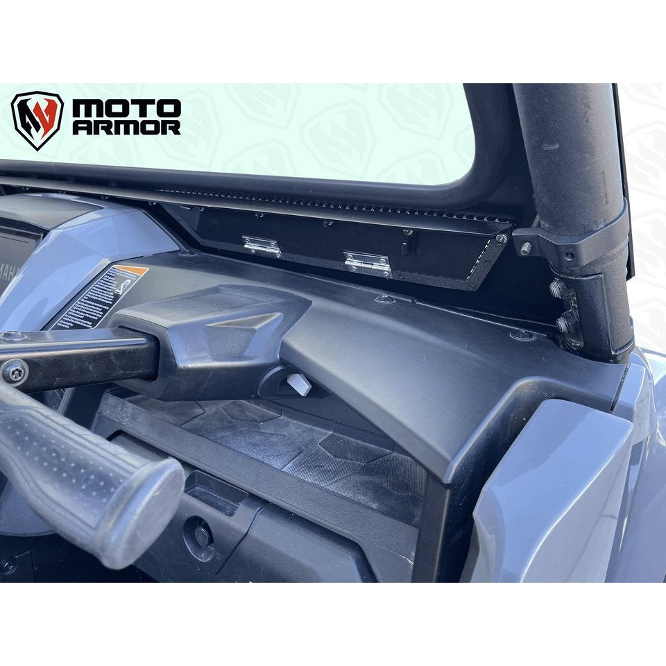 Photo of Yamaha Wolverine RMAX Front Glass Windshield by Moto Armor - Premium Windshields for UTVs / Side by Sides