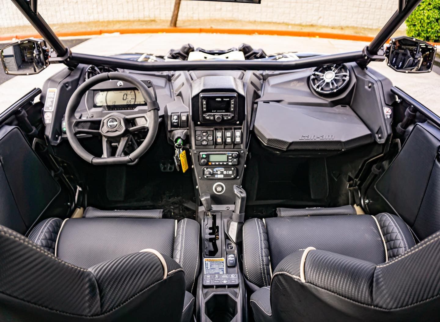 Photo of Can-Am X3 Signature Series 6.5" Dash Panel Speaker Enclosures by UTV Stereo - Premium Audio for UTVs / Side by Sides